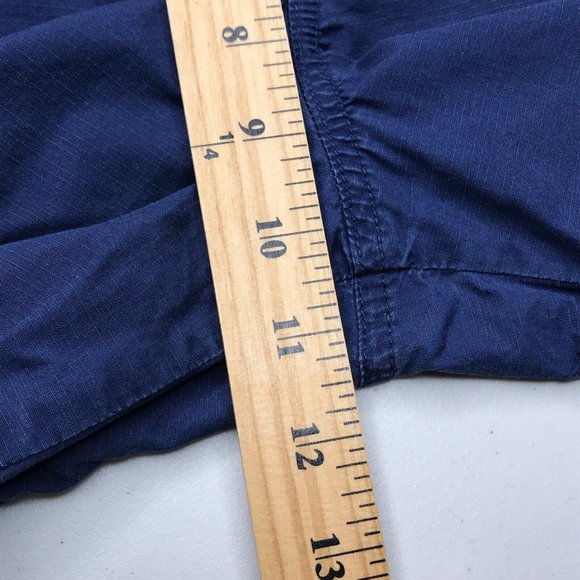 Ralph Lauren Ripstop Cargo Shorts Youth Boys 20 Blue Pony Pockets Elastic Hiking - Picture 7 of 16